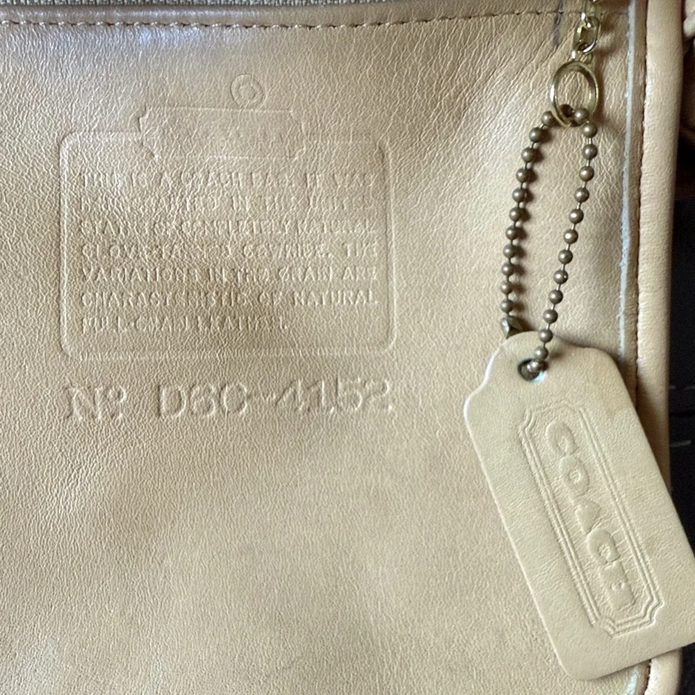 Vintage Coach Chamois Bantam Bag Style # 4152 Backpack Mini Bag - Picture 10 of 15